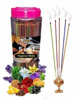 Poioo Incense Stick Dhup Agarbatti Fragrances, Mogra, Rose, Chandan, Firdos, Golden 240Sticks (400g)