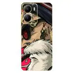 TOPPINGS printed Matte Finish Vinyl mobile back skin (This is Not Back CASE/COVER) for Motorola Moto G13 Design D02 -MT