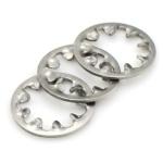 RELY (Pcs-50) M8 Mild Steel Internal Tooth Lock Star Washer