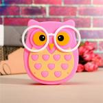 ascension LED Wall Owl Lamp, (Pink)