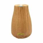 Allin Exporters DT-105LW Aromatherapy Diffuser Essential Oil 4 in 1 to Purify, Ionize, Humidify & Spread Aroma Ultrasonic Humidifier Cool Mist with 7 Color Changing LED Lights (100ml, Light Wood)