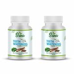 Srina 100% Natural Tooth Whitening Tooth Powder Clove Cinnamon & Spearmint Flavor Pack of 3
