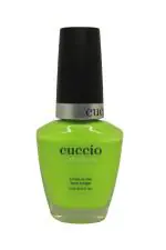 Cuccio Nail Polish Wow the World|Neon Fluorescent Green |13ml|Vegan & Enduring|Paraben & Cruelty Free|No Chipping, Yellowing, Nail Cracking|FREE from Harmful Chemicals
