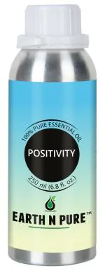 Earth N Pure Essential Oil Blend For Positivity With Soothing Fragrance | 250 ml | 100% Pure Therapeutic Grade Blend | For Mood Lifting, Positivity & Happiness, Relaxation & Diffuser