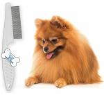 THE DDS STORE Pet Lice Combs Nit Free Comb,Flea Stainless Comb Safely Removes Lice Eggs And Nits For Cat Puppy Dog.