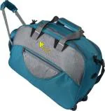 FEDRA Grey Polyester Strolley Duffel Bag - 50 L