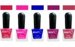 OUR Beauty Multicolor High Quality Quick Dry Long Lasting Hd Colors Nail Polish Yt06, 40 ml (Set Of 5)