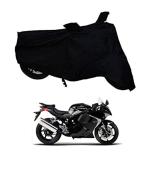Feelitson Black Water Proof Bike Body Cover With Buckle Belt For Hyosung Gt250R