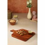 ARIYA HOME Wood Serving Platter | Snacks Serving Platter for Kitchen | Square serving platter | AW-072