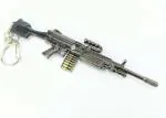 Blue Aura Ewave Multicolor Metal Pubg M249 Gun Real 3D Body M249 Gun 120Mm Length Locking Carabiner