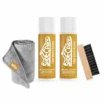 ROYAL CARE PROFESSIONAL SPRAY CLEANER 200 ML + SHOE DEODRIZER WITH DISINFECTANT SPRAY 200 ML + 1 BRUSH + 1 MICROFIBER CLOTH | Works on Leather, Whites, Nubuck, Golf Shoes, Basketball Shoes, Boots, Sandals