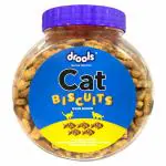 INDIE PET MAKING YOUR PET HAPPIER Drools Real Chicken Biscuits Cat Treats For All Life Stages Jar - 400 gm