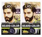 Bigen Mens Beard Colour Natural Black B101. 40 gm(PACK OF 2)