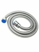 Hose Pipe Ennius Shower Pipe For Bathroom, Bathroom Hand Shower Pipe - Portable Bidet Spray For Toilet & Jet Spray Pipe | Toilet Hand Jet Spray Pressure Pipe (ss / 1.25 Meter Tube / 1 Pack) Pack of 1