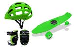 Jaspo Green Ride On Penny Board Eco Skateboard combo 22 X 5.5 inch, 10 yrs