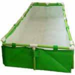 Grow bag 4 feet by 2 feet by 1 feet 500 GSM With supporting pipes fro kitchen terrace balocony and other gardening