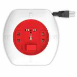 Fybros 240 Volts International 2 Pin Sockets With Heavy Duty Extention Cable With Indicator 5 Meter( Multicolor-Product color may vary)