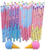 Neel Wood Hb Graphite Thick Strong Grip Pencils For Kids (Pack Of 4)