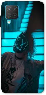 SARTOOLIYA Samsung Galaxy M12 F12 Multicolor Plastic Jocker Wallpaper Printed Water Proof Back Cover