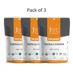Just Jaivik Organic Triphala Powder 100 g (Pack of 3)
