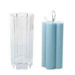 BAKEWAREIND Lyba Moulds Four Leaf Clover Pillar Candle Fondant Soap Plastic Chocolate Mould l Chocolate Mould l Plastic Chocolate Mould l Decorating Chocolate Mould l Chocolate Moulds l Cake Moulds l Moulds