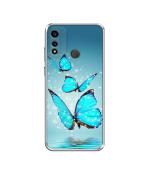 Casotec Flying Butterflies Design Printed Silicon Soft TPU Back Case Cover for Lava X3 4G