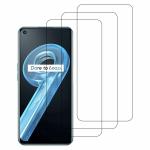 Kite Digital Realme 9i Transparent Tempered Glass Screen Protector with Full Screen Coverage - Except Edges and Easy Installation Kit (Pack of 3)