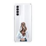 Emble Designer Clear Tranperant Silicone Case For Oppo Reno 4 Pro -Design A4 ( TPU | Soft , Oppo Reno 4 Pro | Multicolor )