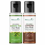She Essentials Caffeine Coffee & Green Tea (50ml) Face Wash For Oil Control, Skin |