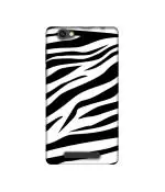 Casotec Black And White Design Printed Silicon Soft TPU Back Case Cover for XOLO Era 4G