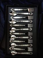 MFU-MADE FOR YOU Mother of Pearl Cutlery Set: Elegant Tableware for Home and Gifts - 12 pcs | 6 Spoon & Fork - 42% Off
