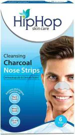 Hip Hop Charcoal Nose Strips Men Blackhead Remover Strips 6 gm - 6 Pcs