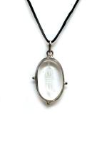 Astroghar Tibetan Auspicious Vajra Dorje Symbol Engraved Alloy Metal Pendant For Men And Women