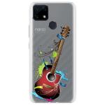 Fashionury Shockproof Printed Back Cover Case for Realme C25s / Realme Narzo 30A/ Narzo 20/ Realme C12 (Transparent) -V001