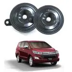 Oshotto FK-L90 electromagnetic 12V Disc Horn For Toyota Innova Crysta (Set of 2, Black)