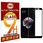 Kite Digital Redmi Note 5 PRO 5D Premium Tempered Glass Screen Protector Slim 9H Hard 2.5D