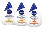 Nivea Women Face Wash for Sensitive Skin, Milk Delights Honey, Turmeric, Besan-50ml Pack of-3