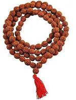 Feel Touch Mart Lab Certified Natural Mala Jaap Rudraksha Mala 108 Bead