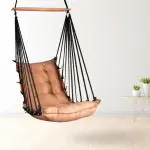 Curio Centre Soft Cotton Swinging Hammock Hanging Swing Chair for Home - Copper