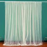 Toyxe White Backdrop Curtain