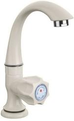 Bathonix Swan Neck Pillar Cock Tap For Wash Basin Round Spout Taps Bath Faucets Bathroom Fittings And Faucets Water Taps Kitchen Tap Shower & Bath Taps Polo Swan Neck Pillar Tap Faucet (Wall Mount Installation Type)