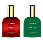 LA' FRENCH Hope & Look Out Perfume Combo For Men & Women -30ml + 30ml | Premium Luxury Long Lasting Fragrance Spray | Eau De Parfum | Ideal For Men & Women | Perfume For Men & Women | Pack Of 2