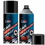 REDDOC Powerful Rat Repellent Spray | Rat Safety Spray for Indoor and Outdoor | Car Rat Repellent Spray 150ml Blk Cap Pk 2 | Blue Spray