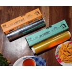 TDS PLUS WRAP 72 Meter Hygienic Aluminium Foil Paper & 500 Meter Food Storing Cling Film (Pack Of 2) Food Grade Standard Maintained.