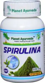 Planet Ayurveda Spirulina Capsules, 60 Capsules