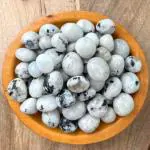 Crystal Divine Moonstone Chakra Healing Stones Crystal Tumble Stone For Vastu Item Decorative Items & Home Decor Items Crystal Showpieces For Feng Shui Office Decor Table Decor Meditation Item Gifts