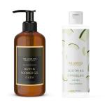 The Love Co. Oudh Body Wash, Soothing Melon Cleansing Milk (Set Of 2)
