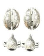 Buy Wofier Aluminium Gujiya Press Mould And 2 Aluminium Modak Maker ...