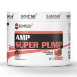 Spartan Sport Sciences AMP Super Pump | AMP Supplement with BCAA | BCAA Supplements for Men & Women | 26 Servings, Zero Sugar, BCAA Powder, Watermelon Flavour 170g
