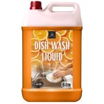 BLISS & BLUSH Dishwash Liquid 5 Liter Orange | Removes Tough Grease & Odour, No Toxic Residue, Baby & Pet Safe